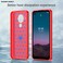 Case cover For Nokia 5.4 Brushed Texture Carbon Fiber TPU Phone Case(Red)