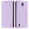 Case cove For Nokia C01 Plus / C1 2nd Edition RC01 Dual-Folded Magnetic Suction RFID Leather Phone Case(Light Purple)