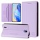 Case cove For Nokia C01 Plus / C1 2nd Edition RC01 Dual-Folded Magnetic Suction RFID Leather Phone Case(Light Purple)
