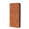 Case cove For Nokia C32 Skin Feel Magnetic Leather Phone Case(Light Brown)