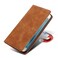 Case cove For Nokia C32 Skin Feel Magnetic Leather Phone Case(Light Brown)