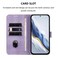 Case cove For Nokia C300 Line Splicing Buckle Retro Leather Phone Case(Purple)