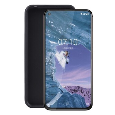 Case cove TPU Phone Case For Nokia 8.1 Plus(Black)