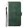 Case cover For Infinix Smart 6 / Smart 6 HD Cubic Skin Feel Flip Leather Phone Case(Green)