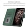 Case cover For Infinix Smart 6 / Smart 6 HD Cubic Skin Feel Flip Leather Phone Case(Green)