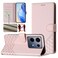 Case cover For Infinix Note 30 VIP Honeycomb Embossing RFID Leather Phone Case(Pink)