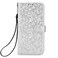 Case cover For Infinix Smart 8 Honeycomb Dot Texture Leather Phone Case(Silver)