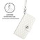 Case cover For Infinix Note 40 Pro 5G X6851 Rhombic Texture Flip Leather Phone Case with Lanyard(White)