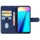 Case cover For Infinix Note 7 Leather Phone Case(Blue)