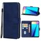 Case cover For Infinix Note 7 Leather Phone Case(Blue)