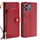 Case cover For Infinix Hot 50i 4G Zipper Bag Leather Phone Case(Red)