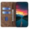 Case cover For For Infinix GT 10 Pro 5G RFID Anti-theft Brush Magnetic Leather Phone Case(Brown)