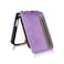 Case cover For Infinix Zero Flip Crossbody Card Bag PU Folding Phone Case(Purple)