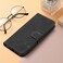 Case cover For Infinix Hot 30i Elephant Head Embossed Phone Leather Case with Lanyard(Black)