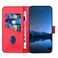 Case cover For Infinix Smart 8 YX0070 Carbon Fiber Buckle Leather Phone Case with Lanyard(Red)
