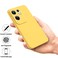 Case cover For Infinix Zero 30 4G Solid Color Liquid Silicone Dropproof Full Coverage Phone Case(Yellow)