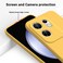 Case cover For Infinix Zero 30 4G Solid Color Liquid Silicone Dropproof Full Coverage Phone Case(Yellow)