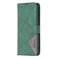 Case cover For Infinix Note 30 Pro Magnetic Buckle Rhombus Texture Leather Phone Case(Green)