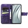 Case cover Butterfly Love Flowers Embossed Horizontal Flip Leather Case with Holder &amp; Card Slots &amp; Wallet &amp; Lanyard For Infinix Note 8(Dark Purple)