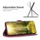 Case cover For Infinix Note 11 Magnetic Buckle Rhombus Texture Leather Phone Case(Red)