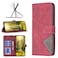 Case cover For Infinix Note 11 Magnetic Buckle Rhombus Texture Leather Phone Case(Red)