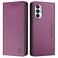 Case cover For Tecno Pova 3 RC01 Dual-Folded Magnetic Suction RFID Leather Phone Case(Violet)
