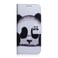 Case cover For Tecno Spark 7 Pro Coloured Drawing Leather Phone Case(Panda)
