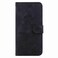 Case cover For Tecno Camon 19 Neo Lily Embossed Leather Phone Case(Black)