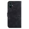 Case cover For Tecno Camon 19 Neo Lily Embossed Leather Phone Case(Black)