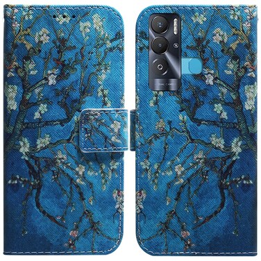 Case cover For Tecno Pova Neo LE6 Coloured Drawing Leather Phone Case(Apricot)