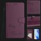 Case cover For Tecno Camon 19 Pro 5G Smile Embossing RFID Leather Phone Case(Violet)
