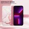 Case cover For Tecno Pova Neo(LE6) PT003 Marble Pattern Flip Leather Phone Case(Rose Gold LS005)