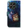 Case cover For Tecno Camon 30 4G / 30 5G CL6 CL7 Coloured Drawing Flip Leather Phone Case(Oil Painting Owl)