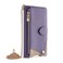 Case cover For Tecno Spark 30 4G Crossbody Chain Fishtail Litchi Leather Phone Case(Purple)