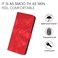 Case cover For Tecno Spark Go 2024 Line Pattern Skin Feel Leather Phone Case(Red)