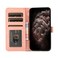 Case cover For Tecno Pop 7 Pro Dual-color Stitching Leather Phone Case(Black Rose Gold)