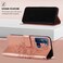 Case cover For Tecno Pop 5 LTE Embossed Butterfly Leather Phone Case(Rose Gold)
