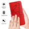 Case cover For Tecno Camon 30 4G / 5G Embossed Butterfly Leather Phone Case(Red)