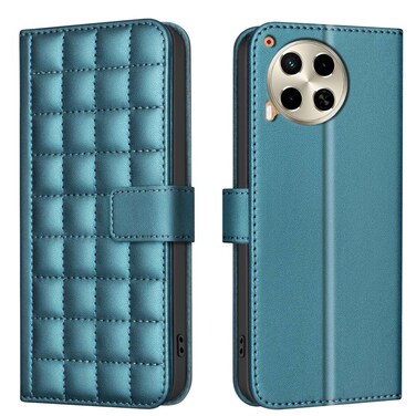 Case cover For Tecno Camon 30 5G / 4G Square Texture Leather Phone Case(Green)