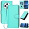 Case cover For Tecno Spark 30 4G YX0070 Carbon Fiber Buckle Leather Phone Case with Lanyard(Light Blue)