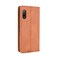 Case cover For Sony Xperia Ace II Magnetic Buckle Retro Crazy Horse Texture Horizontal Flip Leather Case with Holder &amp; Card Slots &amp; Photo Frame(Brown)