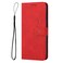 Case cover For Sony Xperia 5 IV Skin Feel Heart Embossed Leather Phone Case(Red)