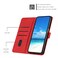 Case cover For Sony Xperia 5 IV Skin Feel Heart Embossed Leather Phone Case(Red)