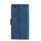 Case cover For Sony Xperia L1 Skin Feel Crocodile Texture Magnetic Clasp PU Leather Phone Case(Blue)