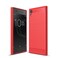 Case cover For Sony Xperia XA1 Ultra Brushed Texture Carbon Fiber Shockproof TPU Rugged Armor Protective Case(Red)