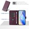 Case cover For Sony Xperia 1 VI 2024 Honeycomb Embossing RFID Leather Phone Case(Violet)