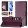 Case cover For Sony Xperia 1 VI 2024 Honeycomb Embossing RFID Leather Phone Case(Violet)