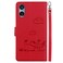 Case cover For Sony Xperia 5 V Cute Cats RFID Leather Phone Case(Red)