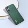 Case cover For Sony Xperia 5 V ABEEL Wood Texture PU Phone Case(Green)