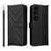 Case cover For Sony Xperia 1 VII Multifunctional 6-Card Slots Leather Phone Case with Wrist Strap(Black)